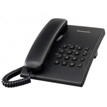 Panasonic Teléfono Unilínea KX-TS500EX, Alámbrico, Negro