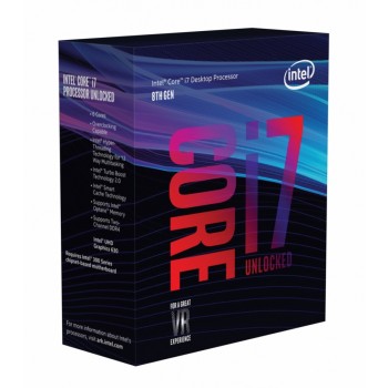 Procesador Intel Core i7-8700K, S-1151, 3.70GHz, Six-Core, 12 MB Smart Cache (8va. Generación Coffee Lake) - Envío Gratis