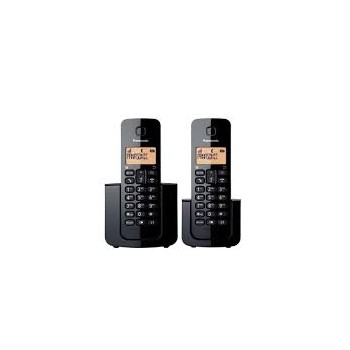 Panasonic Teléfono KX-TGB112MEB DECT, Inalámbrico, Negro