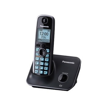 Panasonic Teléfono DETC con Pantalla LCD de 1.8'', Azul/Negro