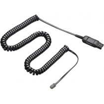 Plantronics Cable de Conexión Directa para Headset A10-16, Negro