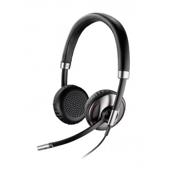 Plantronics Audifonos con Microfono Binaural Blackwire 720, Alambrico, USB, Negro