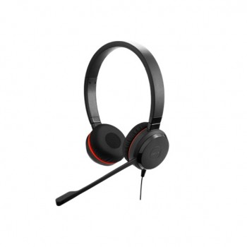 Jabra Audífonos con Micróno Evolve 30 II UC Stereo, Alámbrico, 3.5mm/USB, Negro