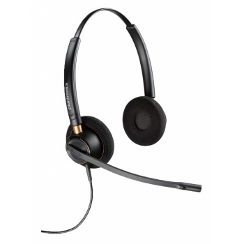 Plantronics Audífono Binaural EncorePro 520 con Noise-Canceling, Alámbrico, Negro