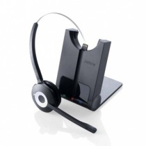 Jabra Headset y Base Pro 930, Alcance Inalámbrico 120 Metros, DECT 1.9, Negro