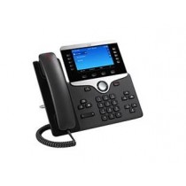 Cisco Teléfono IP con Pantalla 5'' 8851, Alámbrico, Altavoz, Negro/Plata