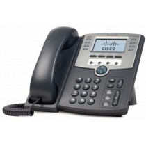 Cisco Teléfono IP de 12 Líneas con Pantalla SPA509G, PoE y PC, 2x RJ-45, Negro