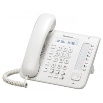 Panasonic Teléfono IP KX-DT521, Alámbrico, 8 Teclas Programables, Altavoz, Blanco