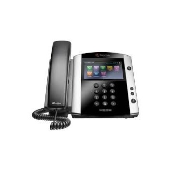 Polycom Teléfono IP con Pantalla LCD 4.3'' VVX 601, 16 Líneas, Altavoz, Negro