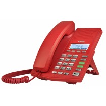 Fanvil Teléfono IP X3R, 2 Líneas, 4 Teclas Programables, Rojo