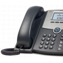 Cisco Teléfono IP de 4 Líneas con Pantalla SPA504G, PoE y PC, 2x RJ-45, Negro