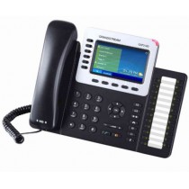 Grandstream Teléfono IP GXP2160 con Pantalla 4.3'', 6 Lineas, 5 Teclas Programables, Altavoz, Negro