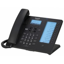 Panasonic Teléfono IP con Pantalla 2.3'' KX-HDV230XB, Altavoz, 6 Lineas, Negro