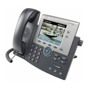 Cisco Teléfono IP 7945G, Pantalla TFT, Altavoz, 2x RJ-45, Gris