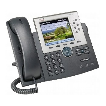 Cisco Teléfono IP con Pantalla 7965G, Altavoz, Negro/Plata