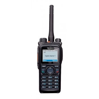 Hytera Radio Digital Portátil PD786G-UHF GPS, 1024 Canales, Negro