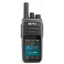 txPRO Radio Análogo Portátil de 2 Vías TXR58A, Wi-Fi, Negro