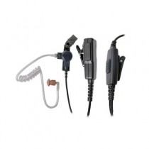 Pryme Auricular con Micrófono de Dos Cables para Radio SPM-2000IL, Negro, para ICOM