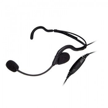 txPRO Auricular con Micrófono para Radio TX-760-M09, M09, Negro, para Motorola