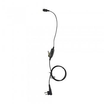 Otto Auricular con Micrófono Bidireccional para Radio E1-1W2CS131, Negro, para ICOM