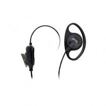 Otto Auricular con Micrófono con Solapa para Radio E1-ET2MS131, Negro, para Motorola