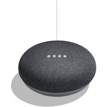 Google Home Mini Asistente de Voz, Inalámbrico, WiFi, Bluetooth, Negro