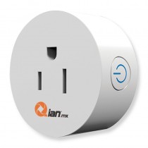 Qian Smart Plug SH1800, WiFi, 1 Conector, 1200W, 10A, Blanco - 2 Piezas