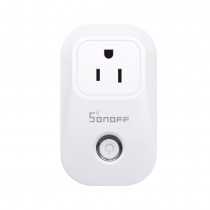 Sonoff Smart Plug S20 US, WiFi, 1 Conector, 2200W, Blanco