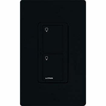 Lutron Interruptor de Luz Inteligente PD-5S-DV-BL, 120V, Negro