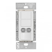 Lutron Interruptor de Luz Inteligente con Sensor de Ocupación MS-B202-WH, 6A, 120V, Blanco
