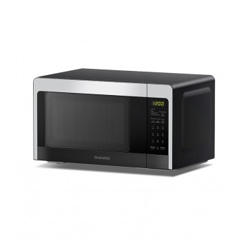 Daewoo Horno de Microondas KOR-665, 0.7 Pies Cúbicos, Negro/Plata