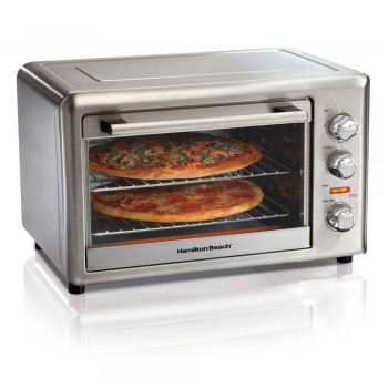 Hamilton Beach Horno Tostador 31103D, Plata