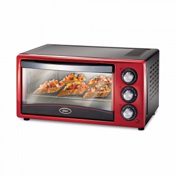 Oster Horno Eléctrico TSSTTV15LTR-013, 1300W, Negro/Rojo