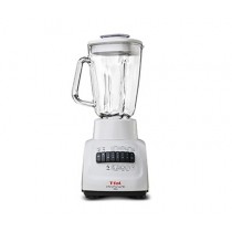 T-Fal Licuadora InfinyForce 10, 1.25 Litros, 550W, 10 Velocidades, Jarra de Vidrio, Blanco