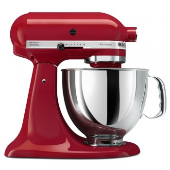 KitchenAid Batidora KSM150PSER, 325W, 10 Velocidades, Rojo