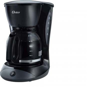 Oster Cafetera BVSTDCDW12B, 12 Tazas, Negro