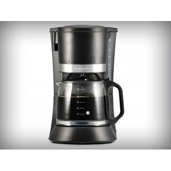 Taurus Cafetera Coffee max 12, 12 Tazas, 1.2 Litros, Negro