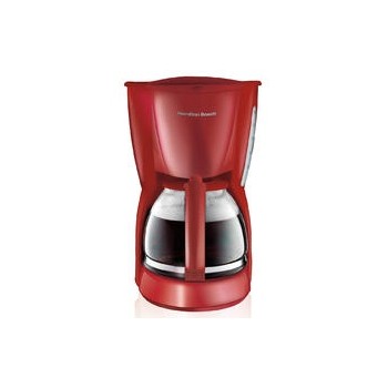 Hamilton Beach Cafetera 49318R, 12 Tazas, Rojo