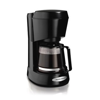 Hamilton Beach Cafetera 48136, 5 Tazas, Pausa Automática al Servir, Negro