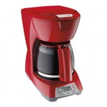 Proctor Silex Cafetera 43673, 12 Tazas, Rojo