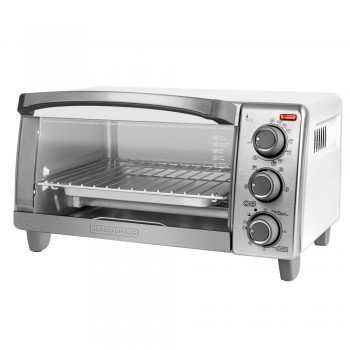 Black & Decker Horno Tostador, 4 Rebanadas, 1150W, 120V, Plata