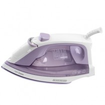 Black & Decker Plancha Vapor-Seco, 1200W, Púrpura