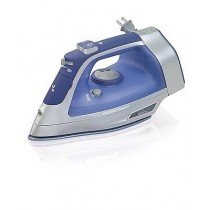 Hamilton Beach Plancha 19803-MX Dry & Steam Iron, 1500W, Azul/Gris