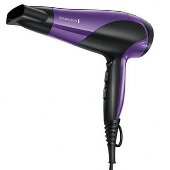 Remington Secadora D3190, 2 Velocidades, 2200W, Negro/Violeta