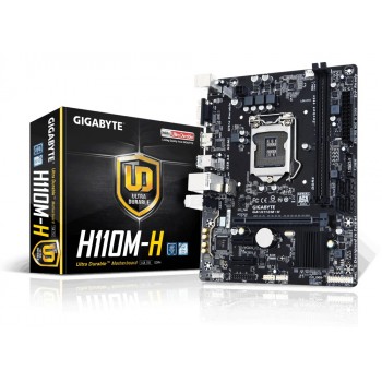 Tarjeta Madre Gigabyte micro ATX GA-H110M-H, S-1151, Intel H110, HDMI, 32GB DDR4, para Intel - Envío Gratis