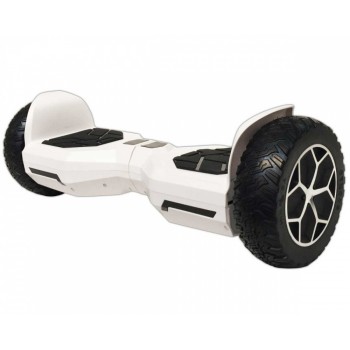 Blackpcs Hoverboard Eléctrico M408, 10 km/h, hasta 120kg, Blanco