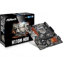 Tarjeta Madre ASRock micro ATX H110M-HDV, S-1151, Intel H110, HDMI/3.1, 32GB DDR4, para Intel - Envío Gratis