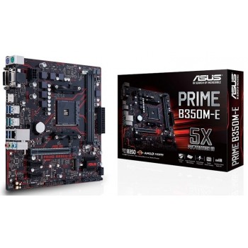 Tarjeta Madre ASUS micro ATX Prime B350M-E, S-AM4, AMD B350, HDMI, 32GB DDR4, para AMD - Envío Gratis