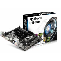 Tarjeta Madre ASRock micro ATX D1800M, Intel Dual-Core Celeron J1800 Integrada, 16GB DDR3 - Envío Gratis