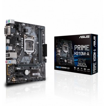 Tarjeta Madre ASUS microATX PRIME H310M-A, S-1151, Intel H310, HDMI, 32GB DDR4 para Intel - Envío Gratis